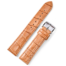 Tan Leather Croc Watch Strap