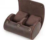 BROWN-GENUINE-LEATHER-2-WATCH-ROLL