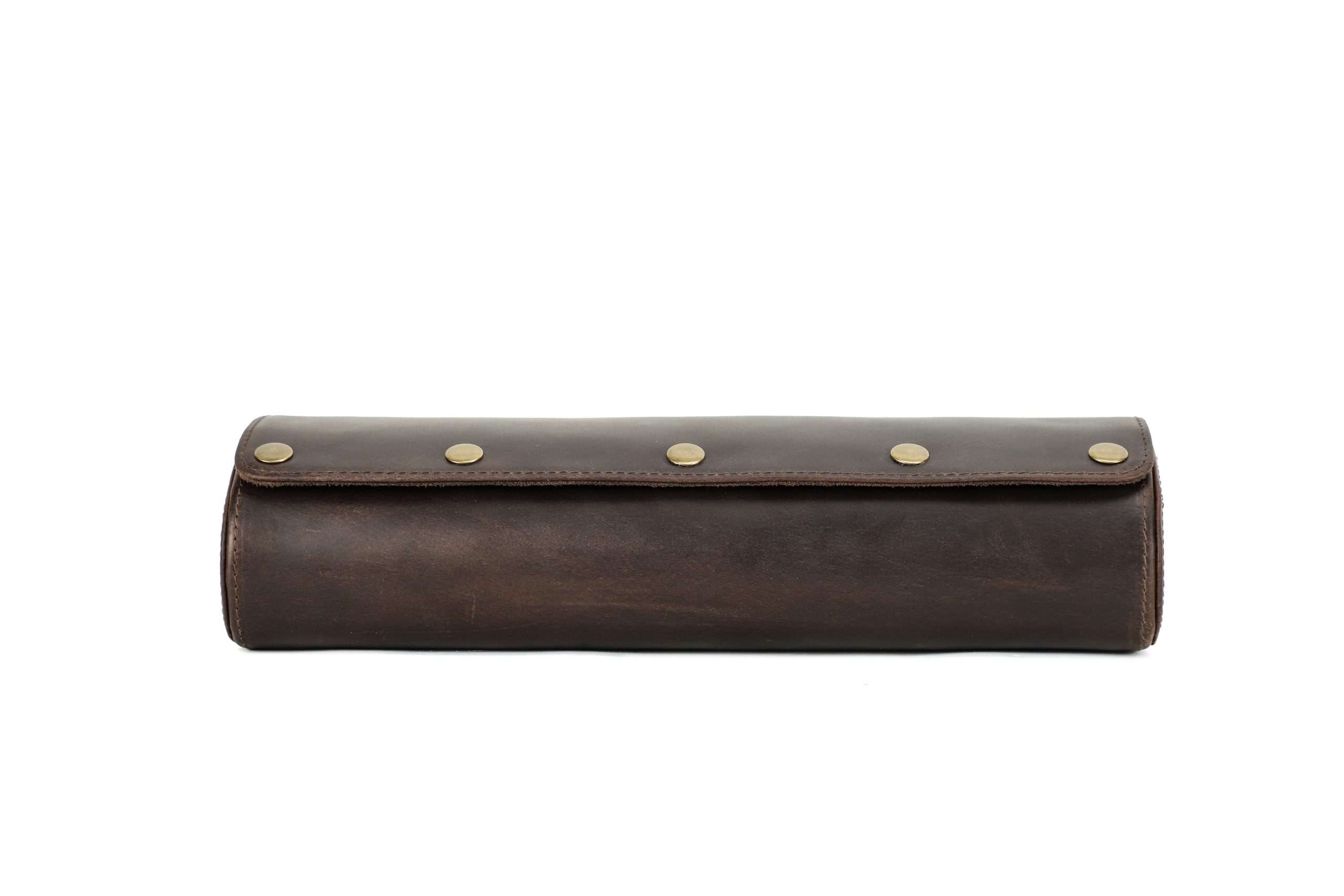 Quad Genuine Leather Watch Case