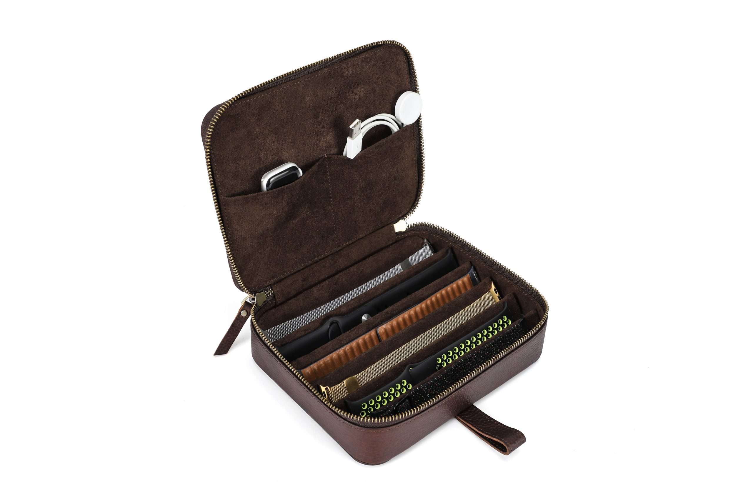 Genuine Leather Watch Strap Case - Image 2