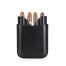 black leather cigar case